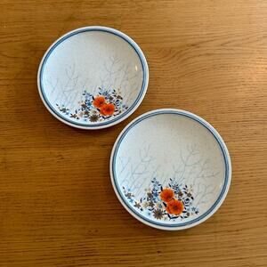 Set of 4 Vintage Salad Plate in Gay Paree by Mikasa CG503 Made in Japan